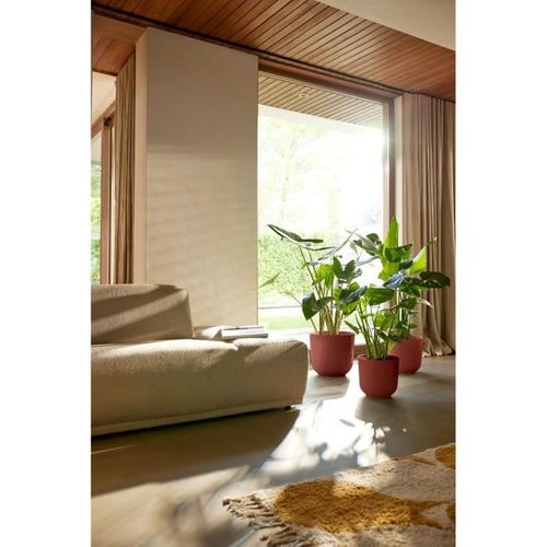 Pot De Fleur - Jazz Rond - Rouge - L 35 X B 34.5 X H 32 Cm - Intérieur - 100% Recyclé