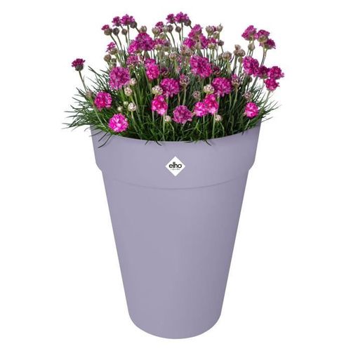 Pot De Fleur - Loft Urban Rond - Haut 35 - Violet - L 34x B33.5x H45cm - Extérieur - 100% Recyclé