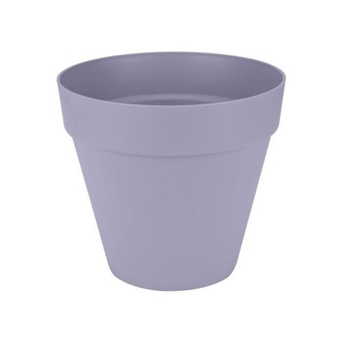 Pot De Fleur - Loft Urban Rond - Roues 40 - Violet - L 39x B38.5x H35cm - Extérieur - 100% Recyclé