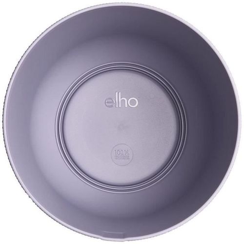 Lot De 3 Pots De Fleur Rond jazz - Ø14xh13,1, Ø16xh15,3, Ø19xh17,6 Cm - 7 L - Lila Et Blanc