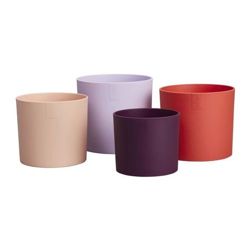 Pot De Fleur Lex Pott - Set 15 - Violet Rouge Rose Violet - 15x14.8x14cm - Intérieur - 100% Recyclé