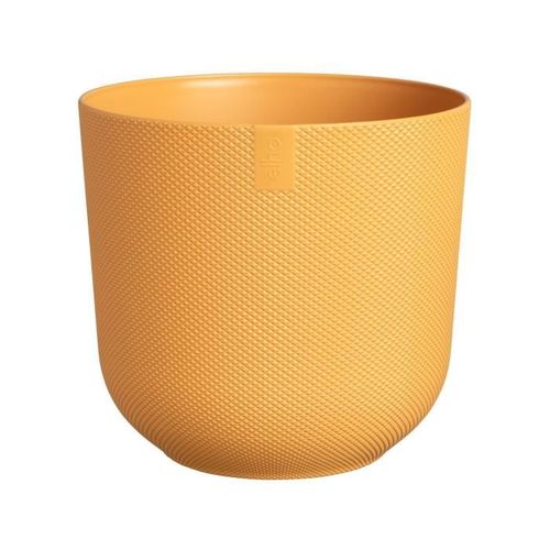 Pot De Fleur - Jazz Rond - Jaune - L 35 X B 34.5 X H 32 Cm - Intérieur - 100% Recyclé
