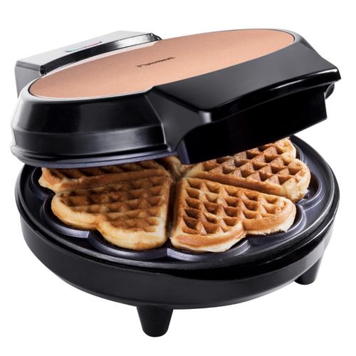 Gaufrier Forme De 5 Cœurs 700w Noir - Awm700co