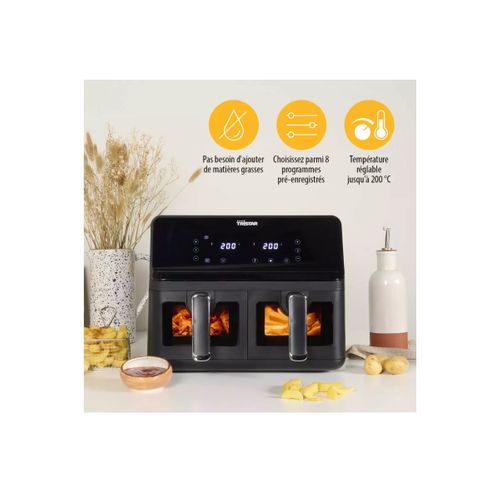 Friteuse Sans Huile 8l 2700w Noir - Fr-9040