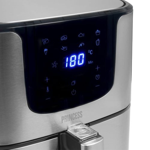 Friteuse Numérique Deluxe Xxl 5,5 L 1700 W Noir Et Argenté