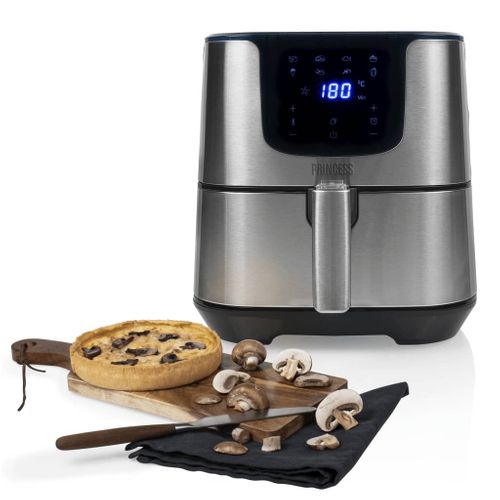 Friteuse Numérique Deluxe Xxl 5,5 L 1700 W Noir Et Argenté