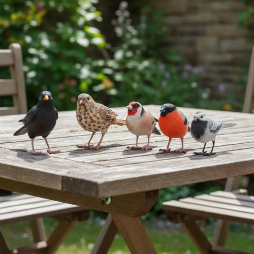 Oiseau Décoratif Extérieur En Polyrésine Chardonneret