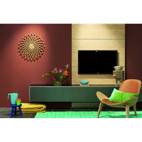Horloge En Bois Sunflower 60 Cm
