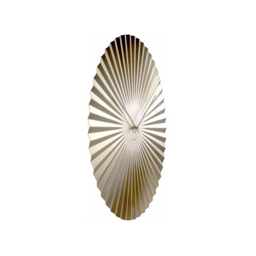 Horloge Design En Métal Sensu Doré