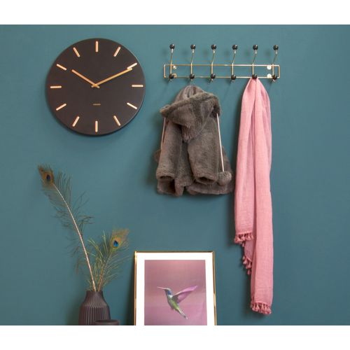 Horloge En Métal Charme 45 Cm Noir