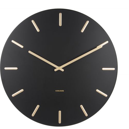Horloge En Métal Charme 45 Cm Noir