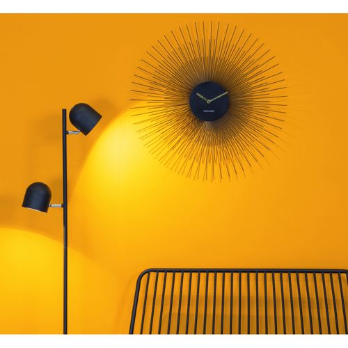 Horloge En Métal Peony 60 Cm Noir