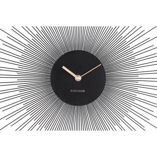 Horloge En Métal Peony 60 Cm Noir