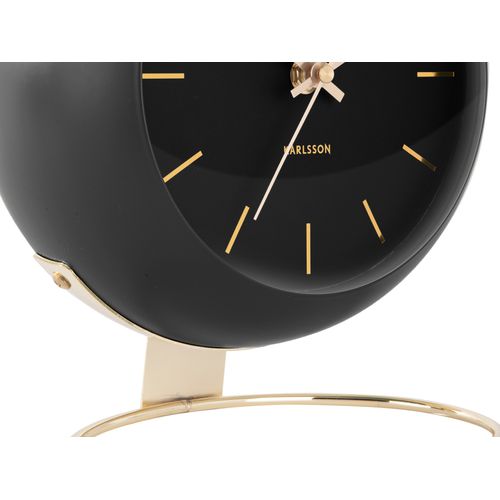 Horloge Xl Globe Noir Karlsson H.24,5cm