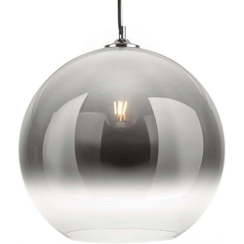 Suspension En Verre Bubble Chrome