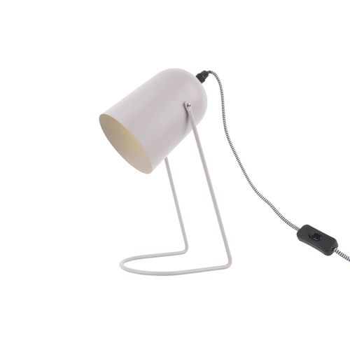 Lampe De Table En Métal Enchant - Gris Chaud - 14 X 20 X 30 Cm - Leitmotiv