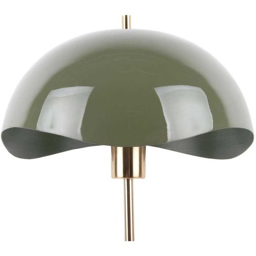 Lampe à Poser En Métal Waved Dome Vert Jungle