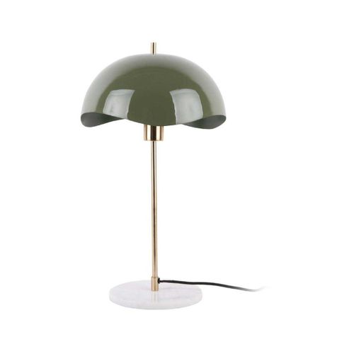 Lampe à Poser En Métal Waved Dome Vert Jungle