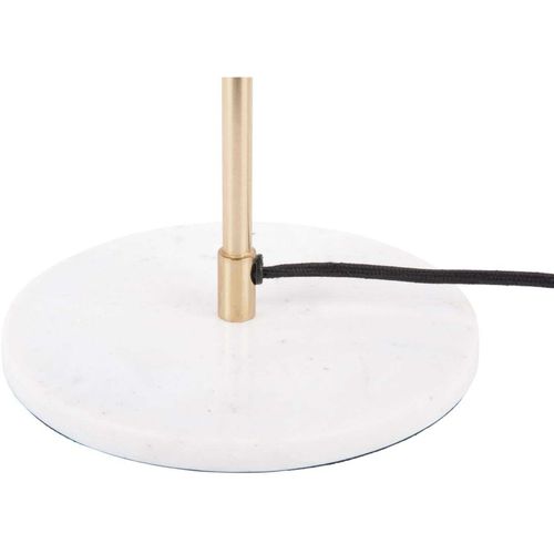 Lampe à Poser En Métal Waved Dome Jaune Miel