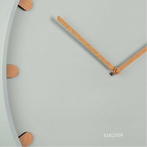 Horloge Murale En Métal Grace Jade Grisée