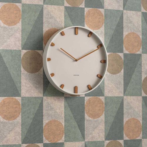 Horloge Murale En Métal Grace Blanc