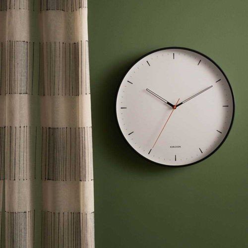 Horloge Murale En Métal Calm Noir