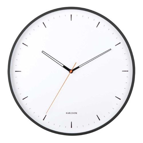 Horloge Murale En Métal Calm Noir