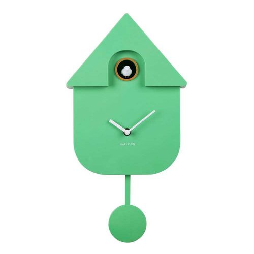 Horloge Murale Moderne Cuckoo Vert Vif