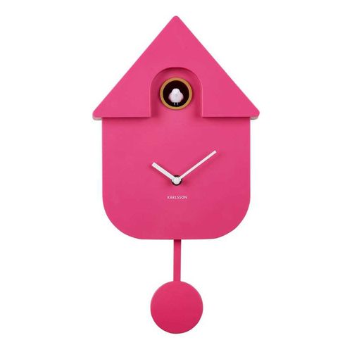 Horloge Murale Moderne Cuckoo Rose