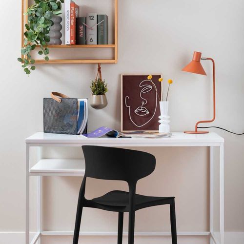 Fauteuil Coloré En Polypropylène Fain Noir