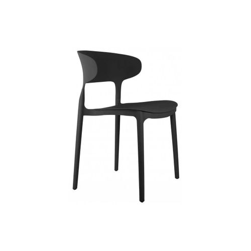 Fauteuil Coloré En Polypropylène Fain Noir