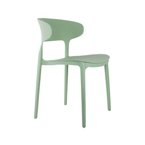 Fauteuil Coloré En Polypropylène Fain Vert Foncé