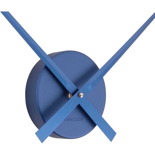 Horloge Aiguilles Big Time 41cm Métallisée Bleu Foncé