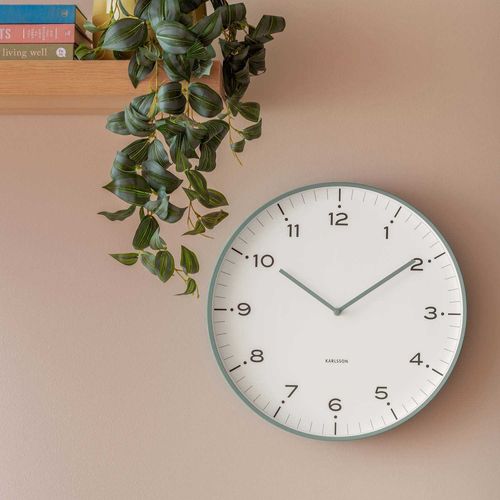 Horloge Murale 40 Cm Circus Rings Turquoise