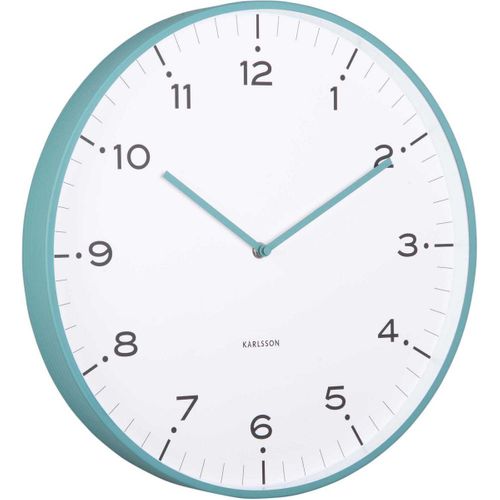 Horloge Murale 40 Cm Circus Rings Turquoise