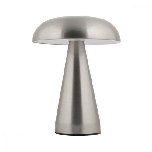 Lampe De Table Nomade LED H20cm Argent