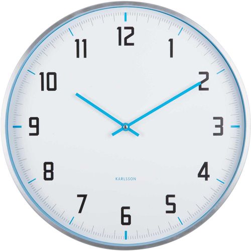 Horloge Murale Ronde 40 Cm Sporty Bleu