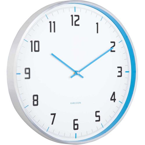 Horloge Murale Ronde 40 Cm Sporty Bleu
