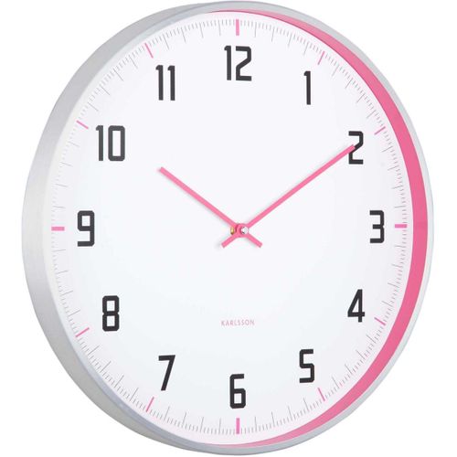 Horloge Murale Ronde 40 Cm Sporty Rose
