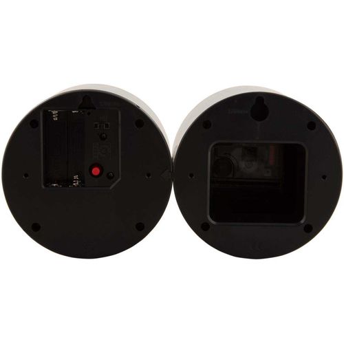 Horloge à Poser En Métal Duo Cuckoo Argent