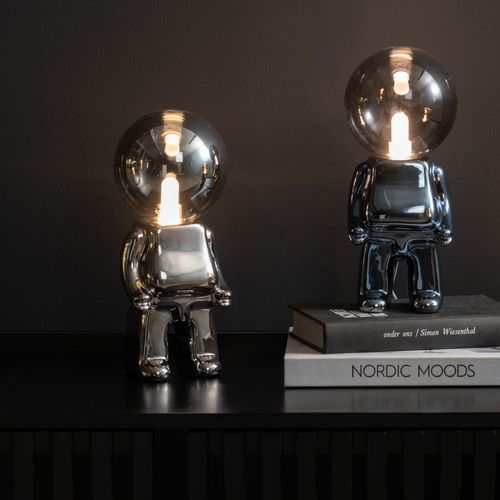Lampe De Table Ross à LED H27cm Chrome