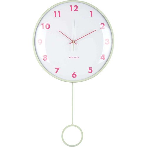 Horloge Murale Cheeky Dome Pendulum Vert