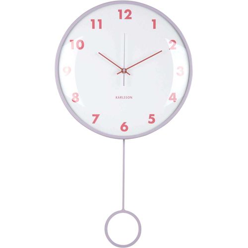 Horloge Murale Cheeky Dome Pendulum Violet