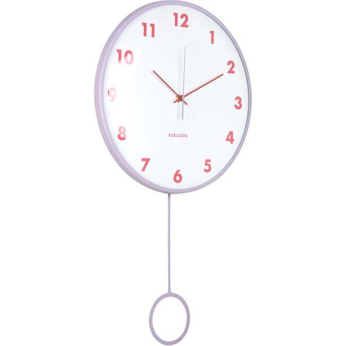 Horloge Murale Cheeky Dome Pendulum Violet