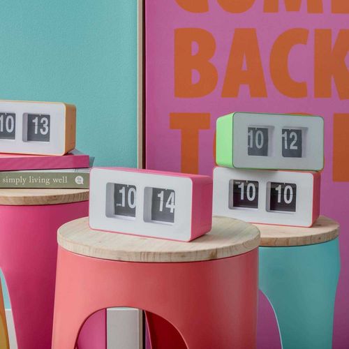 Horloge Murale Ou à Poser Funky Flip Vert