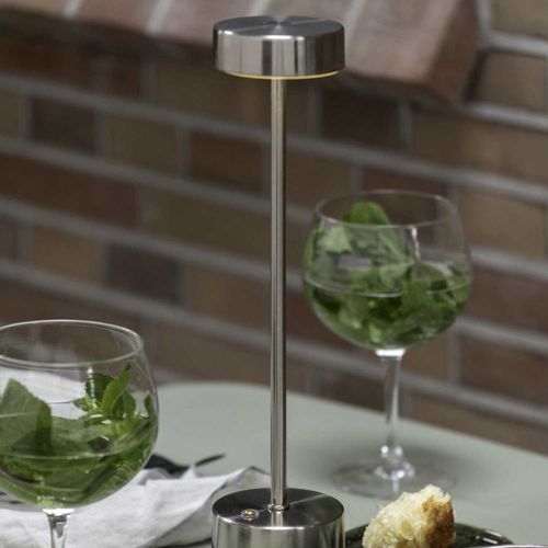 Lampe De Table En Métal Ganard LED Argent