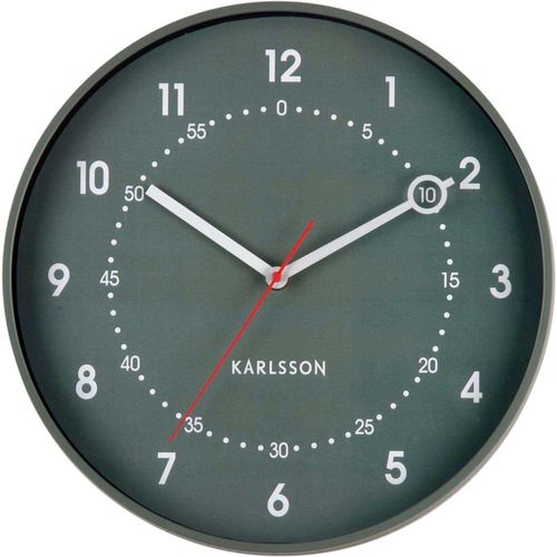 Horloge Murale En Résine Fresco Vert Jungle