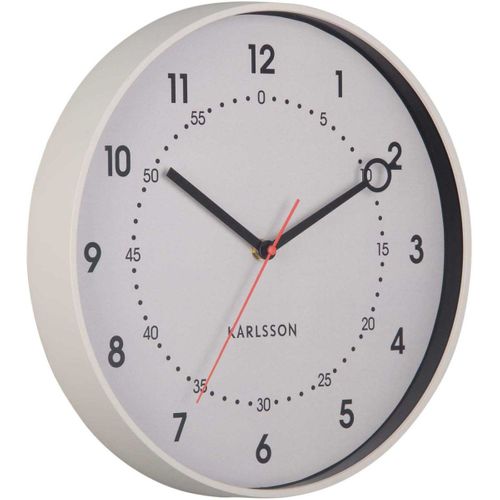 Horloge Murale En Résine Fresco Gris Foncé