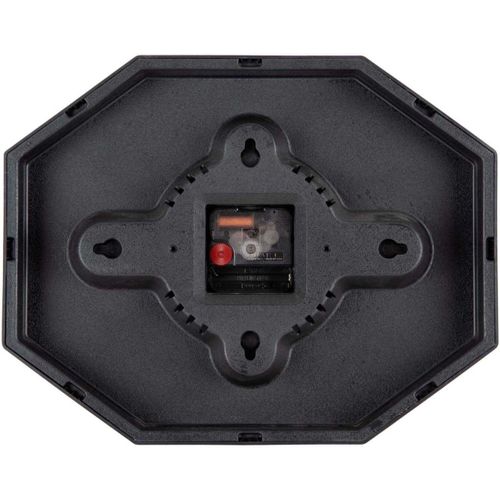 Horloge Murale Octogonale En Résine Factory Marron