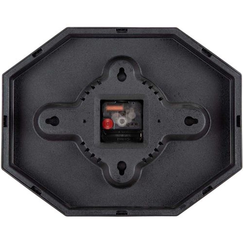 Horloge Murale Octogonale En Résine Factory Rouge